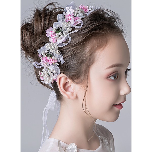 Flower Girl Alloy Headbands