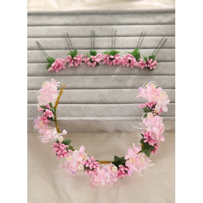 Flower Girl Alloy/Artificial Flower Fenduchs With Lace/Flower