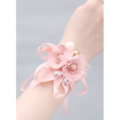 Flower Girl Polyester/Imitation Pearls/Net Yarn