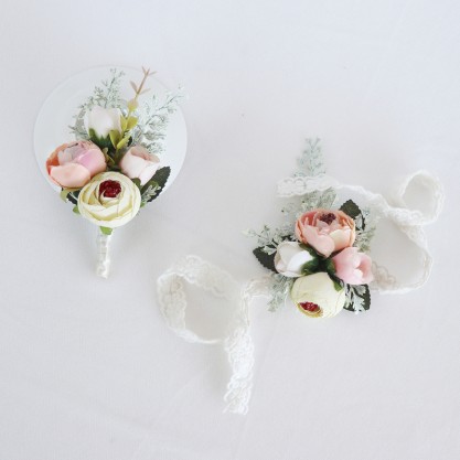 Silk Flower Wedding Bouquet sets -